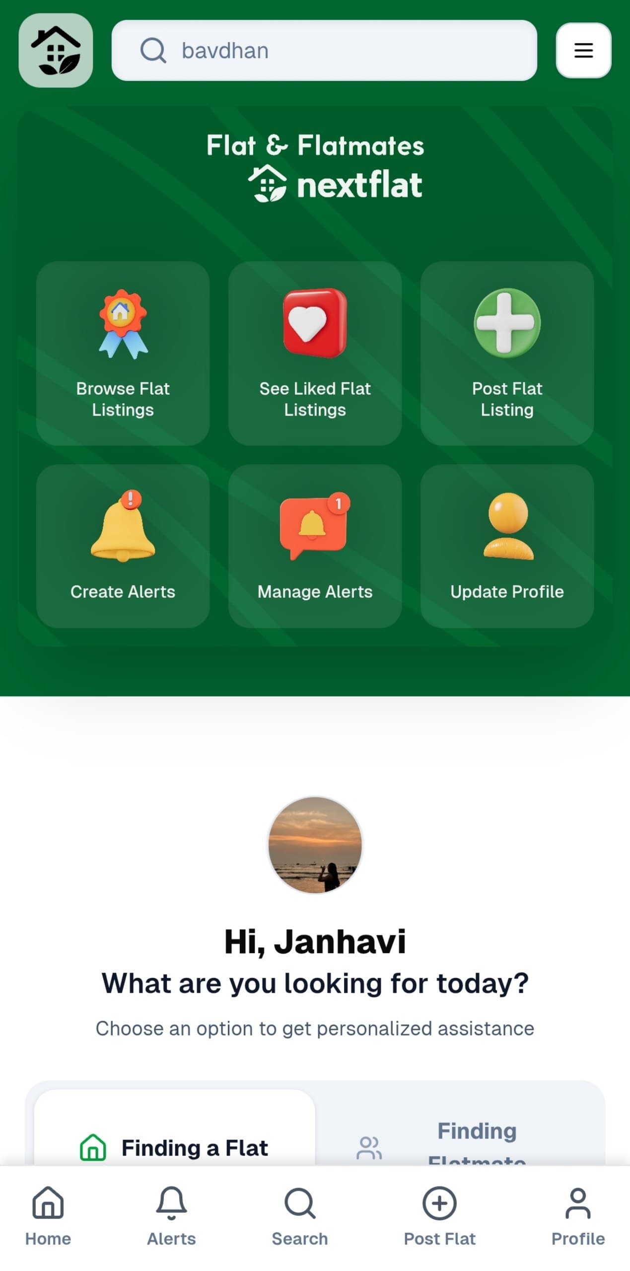 NextFlat App Screenshot