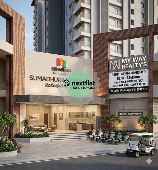 3BHK in NCB Enclave, Gachibowli, Hyderabad - NextFlat